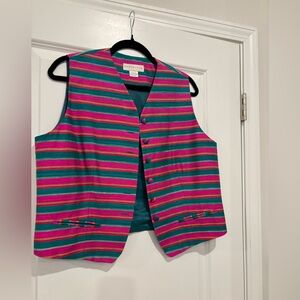 Colorful Striped Vest